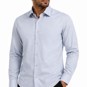 Cepsiz Slim Fit Açık Mavi Gömlek