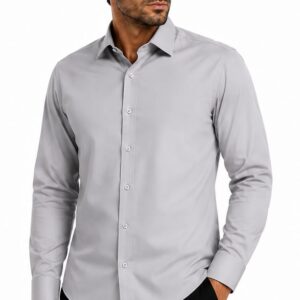Cepsiz Slim Fit Gri Gömlek