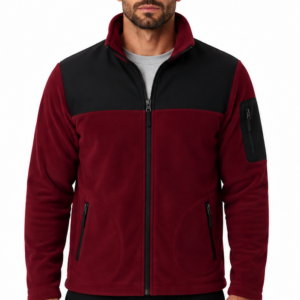 softshell polar bordo siyah 1
