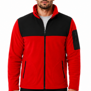 Kırmızı Siyah Softshell Polar